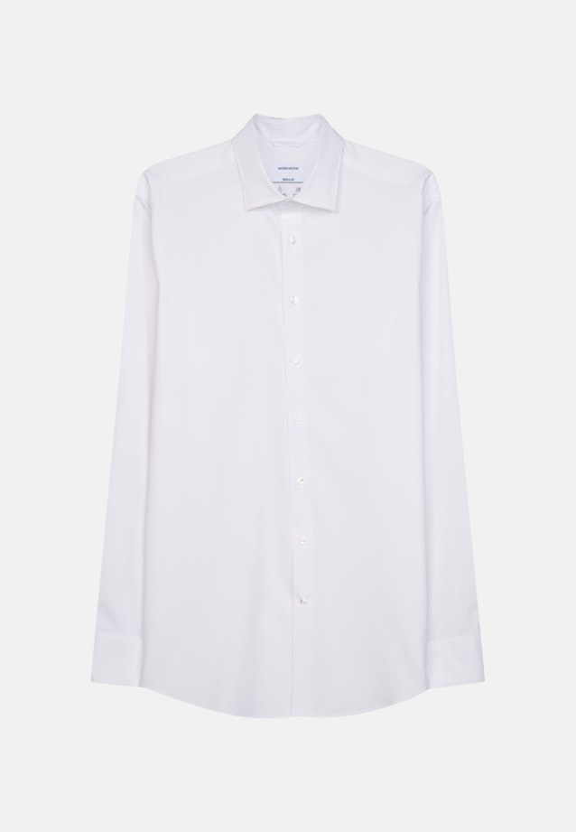 Regular Performance-Hemd Uni in Weiß |  Seidensticker Onlineshop