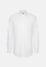 Regular Chemise Performance Uni in Blanc |  Seidensticker Onlineshop