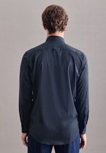 Performance shirt in Regular with Kent-Collar in Dark Blue |  Seidensticker Onlineshop