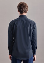 Regular Performance-Hemd Uni in Dunkelblau |  Seidensticker Onlineshop