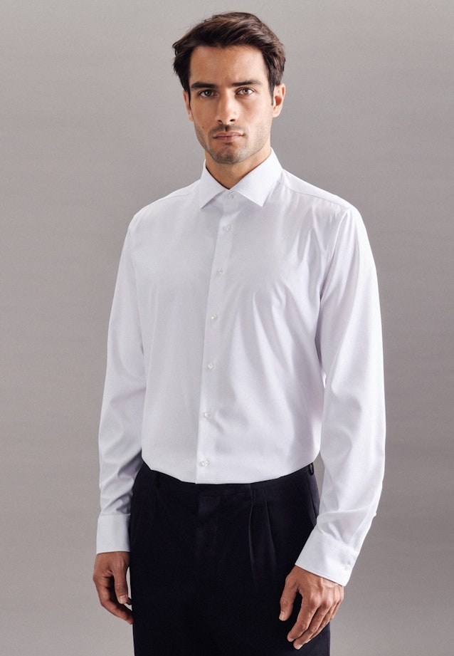 Performance shirt in Regular with Kent-Collar in White | Seidensticker Onlineshop