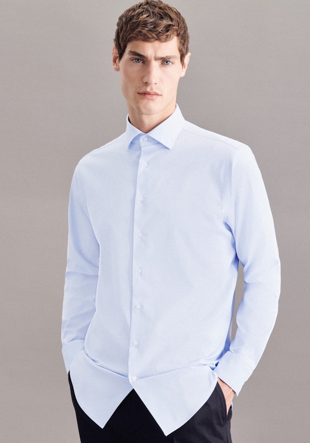 Performance shirt in Regular with Kent-Collar in Light Blue | Seidensticker Onlineshop