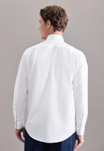 Regular Business Shirt Plain in White |  Seidensticker Onlineshop