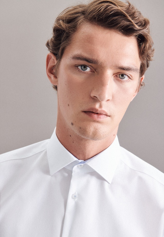 Regular Business Hemd Uni in Weiß |  Seidensticker Onlineshop