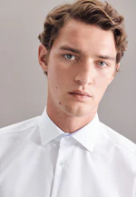 Regular Business Shirt Plain in White |  Seidensticker Onlineshop