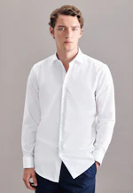 Regular Business Shirt Plain in White |  Seidensticker Onlineshop