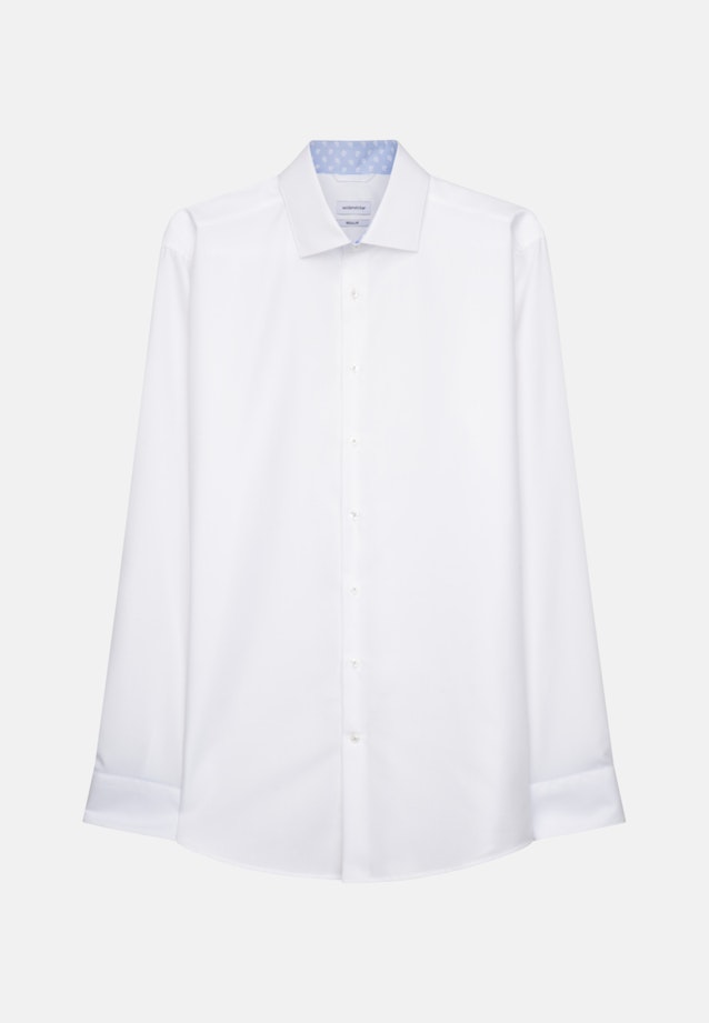 Regular Business Hemd Uni in Weiß |  Seidensticker Onlineshop