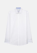 Regular Business Shirt Plain in White |  Seidensticker Onlineshop