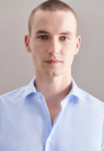 Regular Chemise Business uni in Bleu Moyen |  Seidensticker Onlineshop