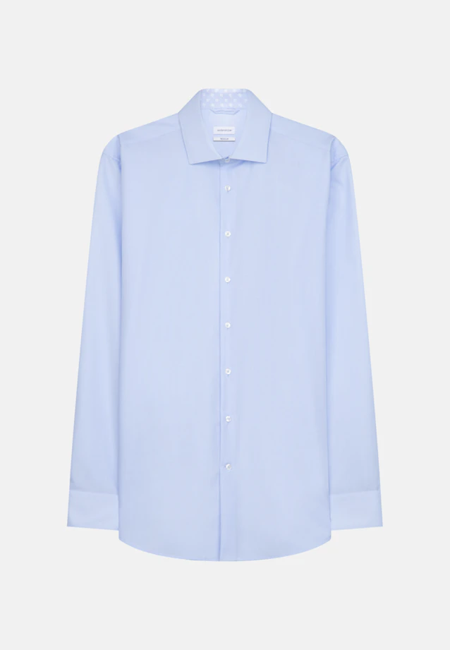 Regular Chemise Business uni in Bleu Moyen |  Seidensticker Onlineshop