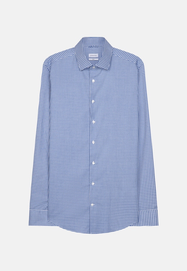 Slim Business Hemd Karo in Hellblau |  Seidensticker Onlineshop