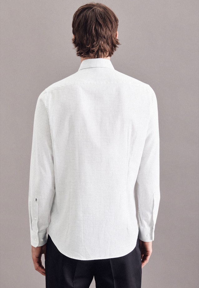 Slim Chemise Business carreaux in Gris |  Seidensticker Onlineshop
