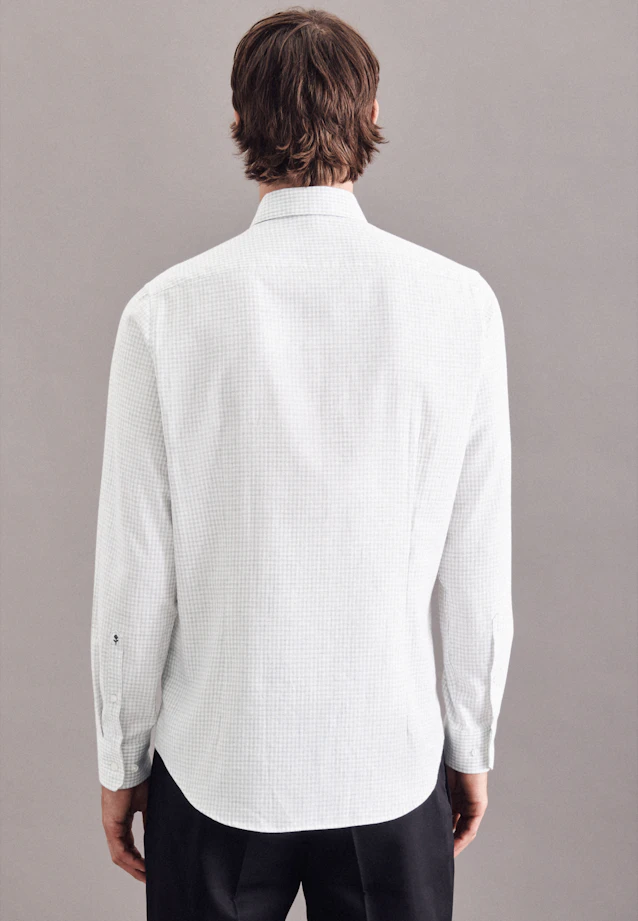 Slim Business Hemd Karo in Grau |  Seidensticker Onlineshop