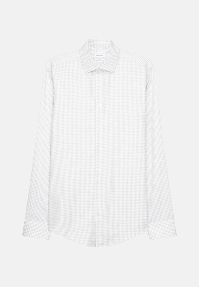 Easy-iron Twill Business Shirt in Slim with Kent-Collar in Grey |  Seidensticker Onlineshop