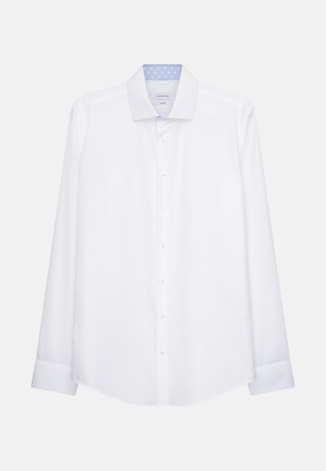 Shaped Business Hemd Uni in Weiß |  Seidensticker Onlineshop