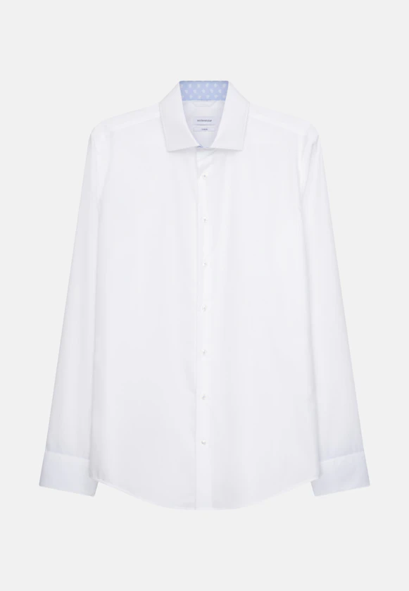 X-Slim Business Hemd Uni in Weiß |  Seidensticker Onlineshop