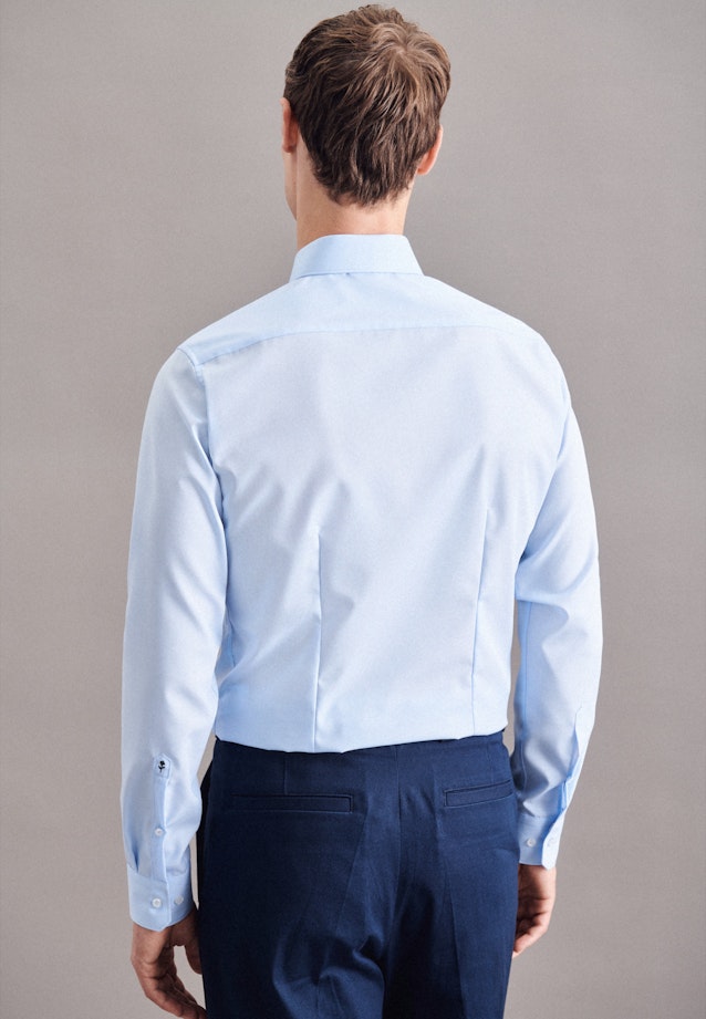 X-Slim Business Hemd Uni in Mittelblau |  Seidensticker Onlineshop