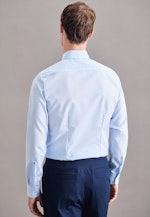 X-Slim Business Hemd Uni in Mittelblau |  Seidensticker Onlineshop