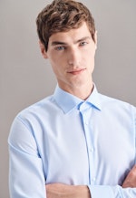 X-Slim Business Hemd Uni in Mittelblau |  Seidensticker Onlineshop