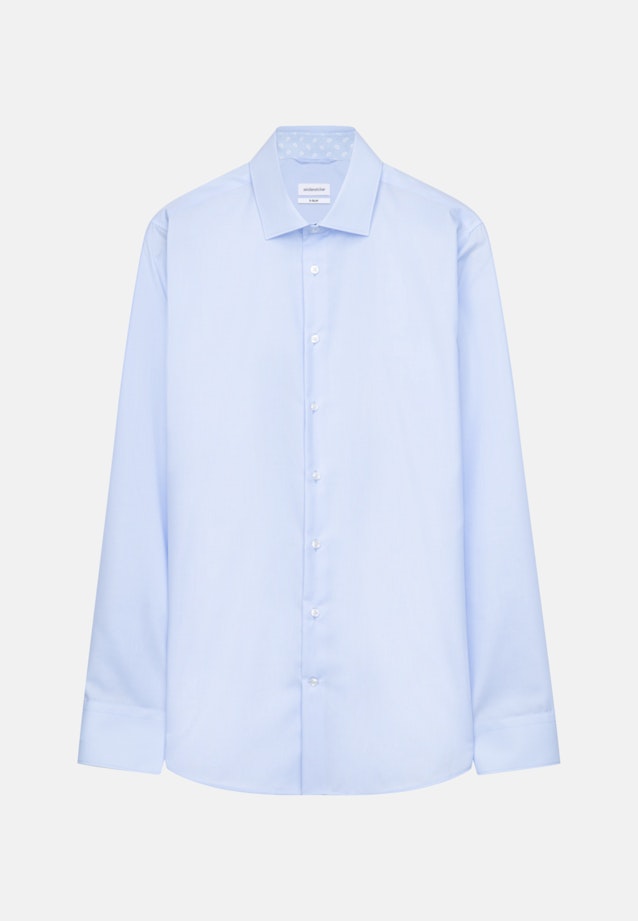 X-Slim Business Hemd Uni in Mittelblau |  Seidensticker Onlineshop