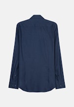 Shaped Business Shirt Plain in Dark Blue |  Seidensticker Onlineshop
