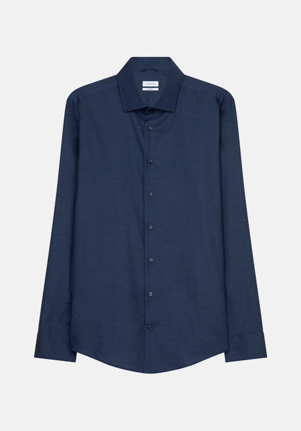 Shaped Chemise Business Uni in Bleu Foncé | Seidensticker Onlineshop