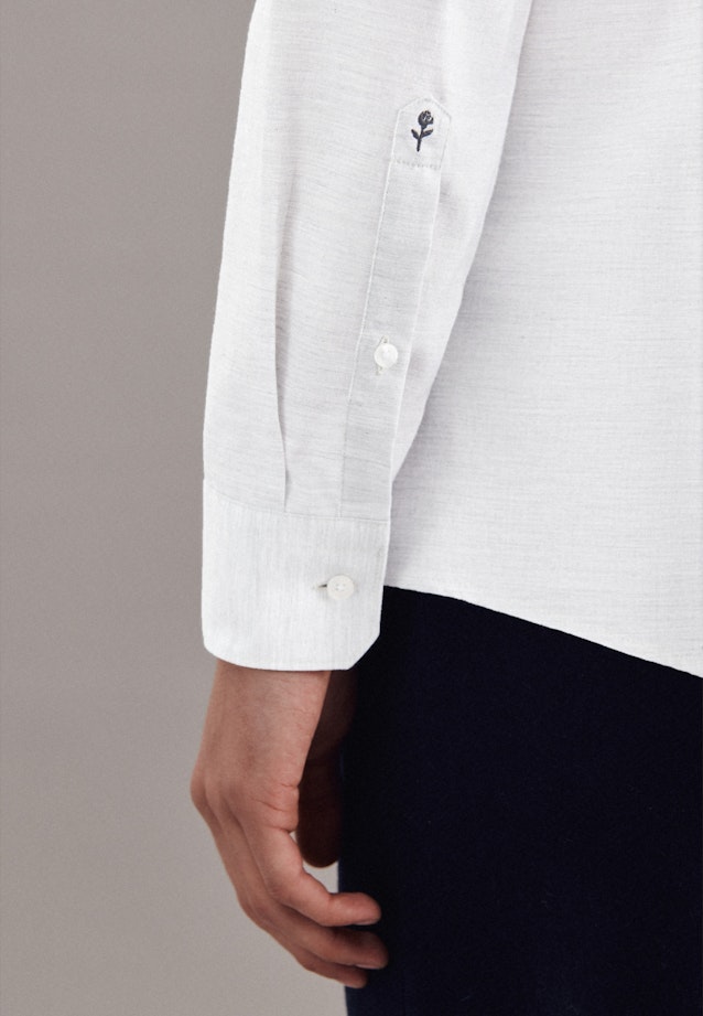 Shaped Business Hemd Uni in Grau |  Seidensticker Onlineshop