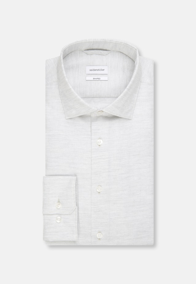 Shaped Business Hemd Uni in Grau |  Seidensticker Onlineshop