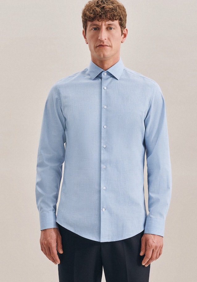 X-Slim Business Hemd Uni in Hellblau | Seidensticker Onlineshop