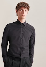X-Slim Business Hemd Uni in Schwarz |  Seidensticker Onlineshop