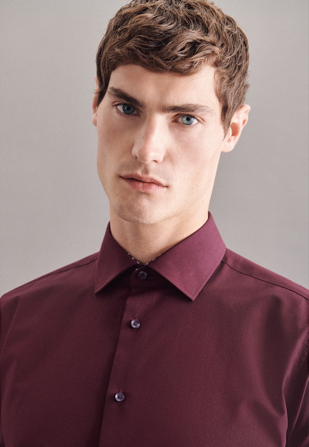 Non-iron Fil a fil Business Shirt in X-Slim with Kent-Collar in Red |  Seidensticker Onlineshop