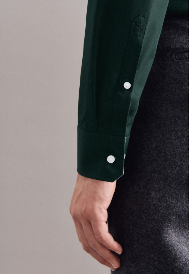 X-Slim Business Hemd Uni in Grün |  Seidensticker Onlineshop