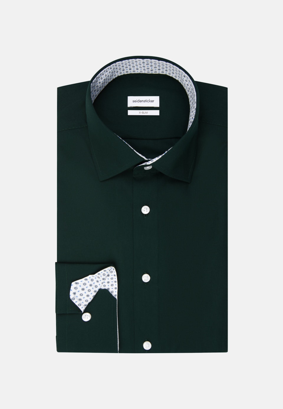 Bügelfreies Popeline Business Hemd in X-Slim mit Kentkragen in Grün |  Seidensticker Onlineshop
