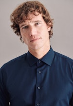 X-Slim Business Hemd Uni in Dunkelblau |  Seidensticker Onlineshop