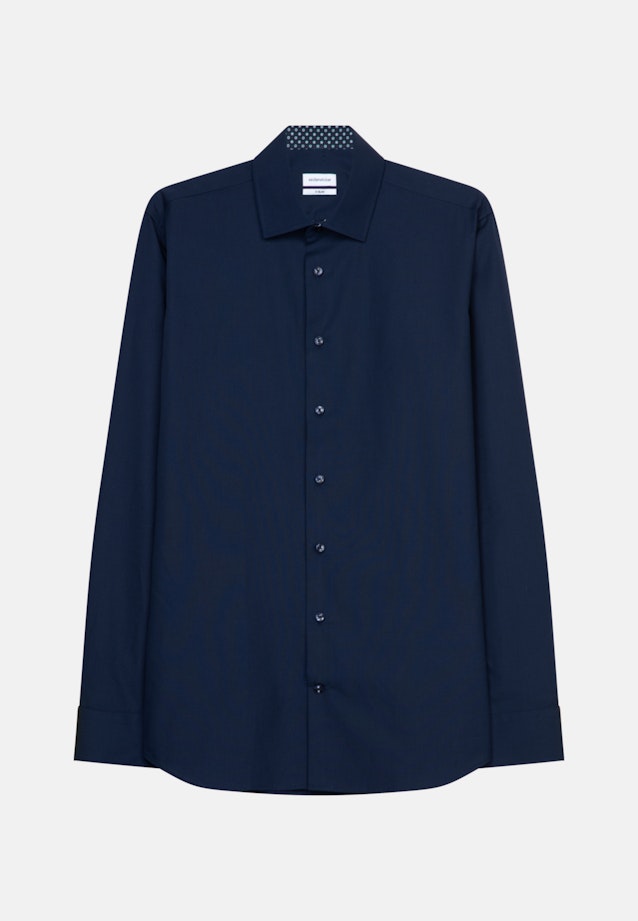 X-Slim Business Hemd Uni in Dunkelblau |  Seidensticker Onlineshop