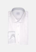 Chemise Business X-Slim Fil à fil Col Kent in Blanc |  Seidensticker Onlineshop