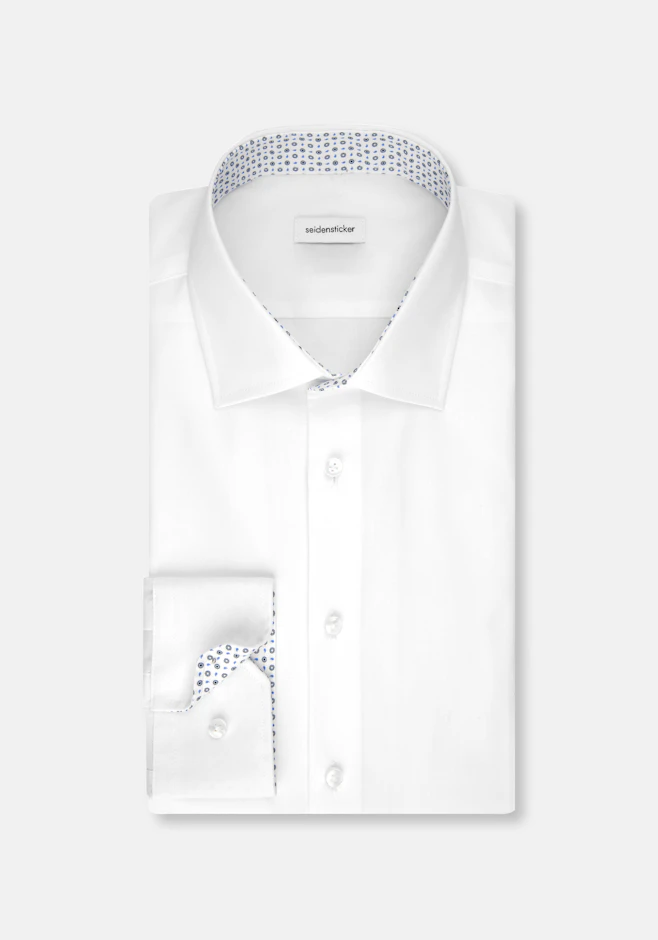 X-Slim Business shirt Uni in White | Seidensticker online shop