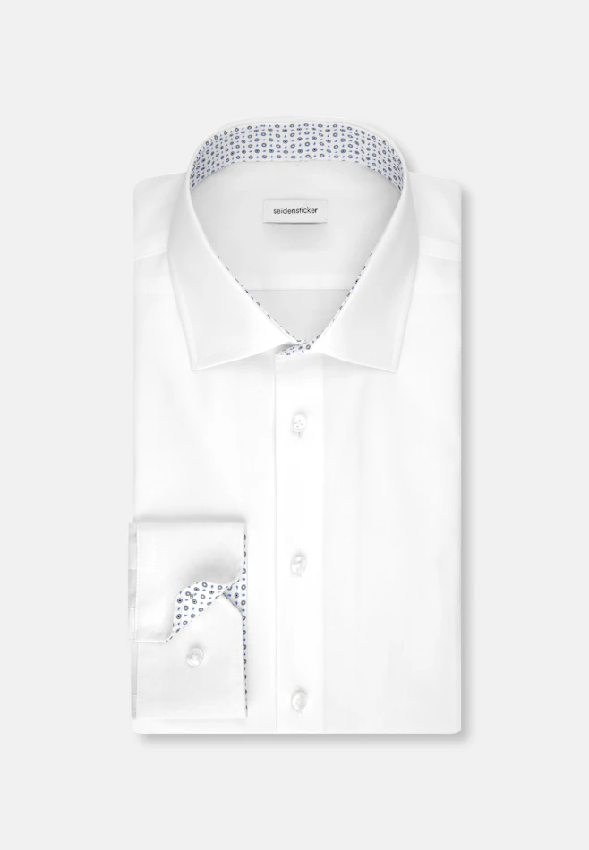 X-Slim Chemise d'affaires Uni dans Blanc | Boutique en ligne Seidensticker
