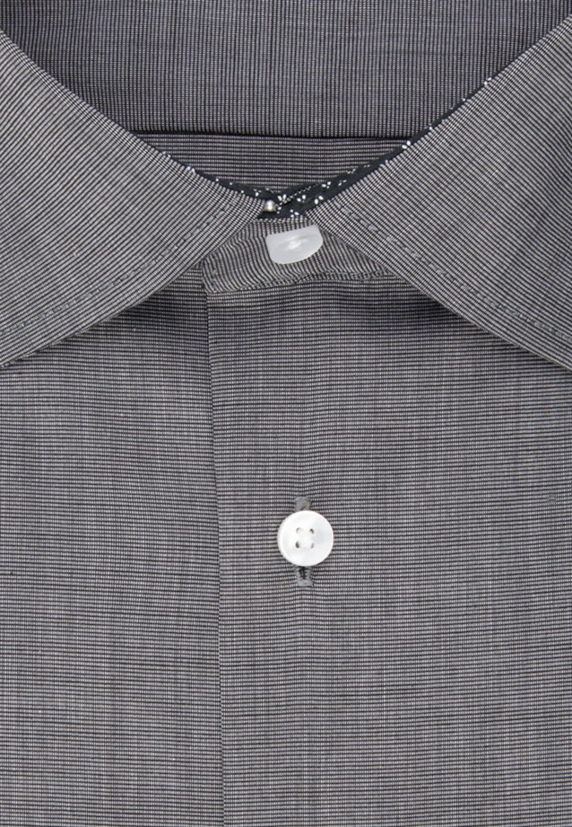 Non-iron Fil a fil Business overhemd in X-Slim with Kentkraag in Grijs |  Seidensticker Onlineshop