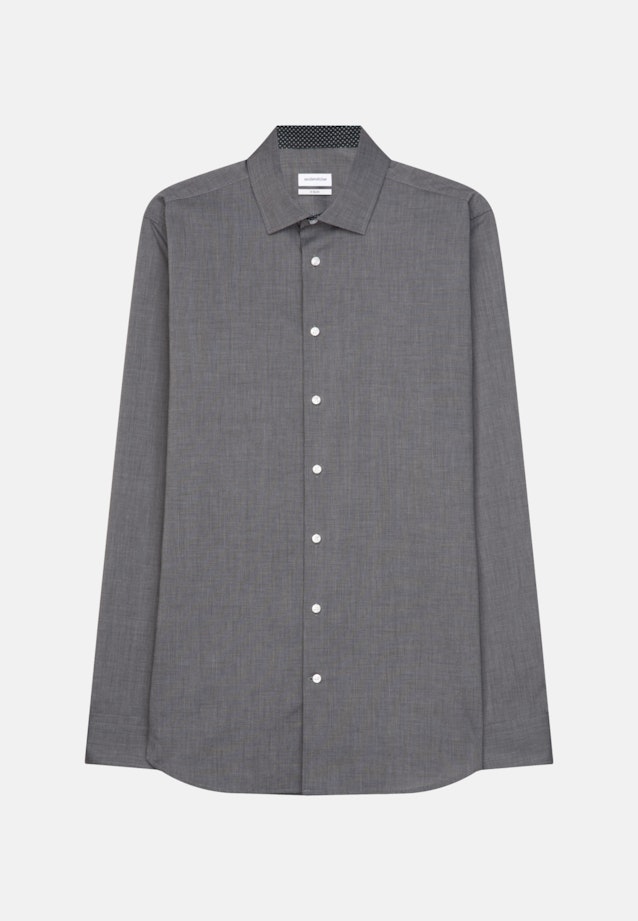 X-Slim Business Hemd Uni in Grau |  Seidensticker Onlineshop