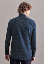 Twill Business Hemd in Slim mit Kentkragen in Dunkelblau |  Seidensticker Onlineshop