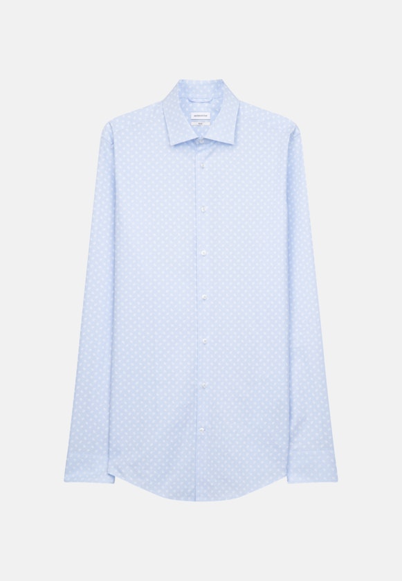 Slim Chemise Business Imprimé in Bleu Clair |  Seidensticker Onlineshop