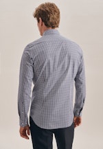 Shaped Business Hemd Karo in Dunkelblau |  Seidensticker Onlineshop