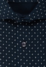 X-Slim Business Hemd Druck in Dunkelblau |  Seidensticker Onlineshop