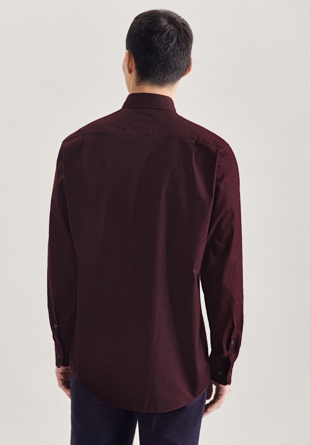 Easy-iron Twill Business Shirt in Regular with Kent-Collar in Red |  Seidensticker Onlineshop