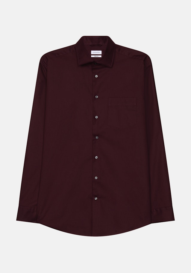 Easy-iron Twill Business Shirt in Regular with Kent-Collar in Red |  Seidensticker Onlineshop