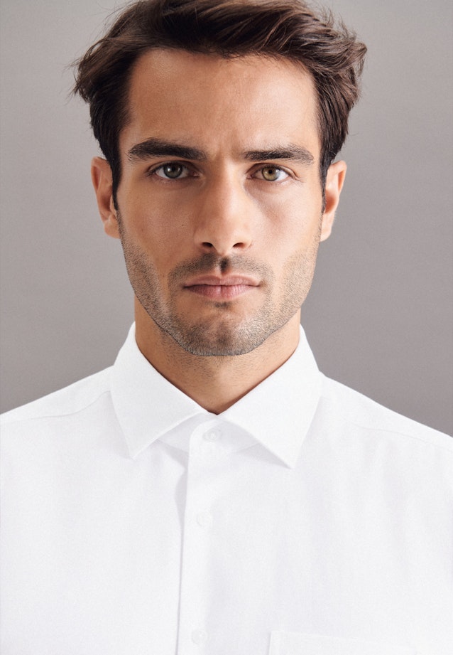 Regular Business Hemd Uni in Weiß |  Seidensticker Onlineshop