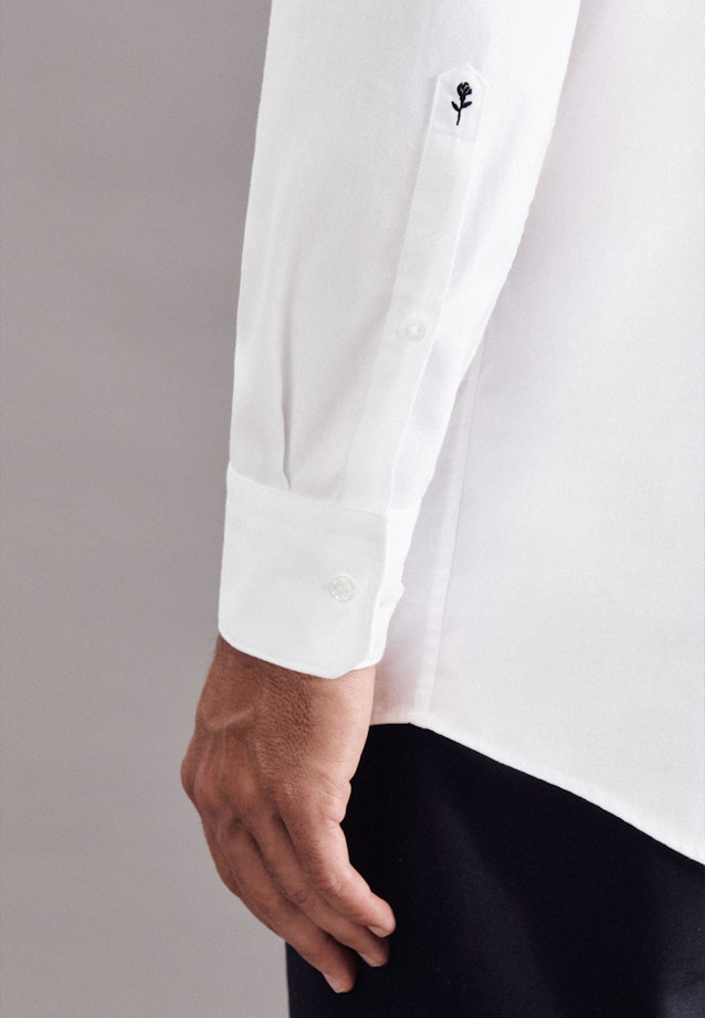 Regular Business Hemd Uni in Weiß |  Seidensticker Onlineshop