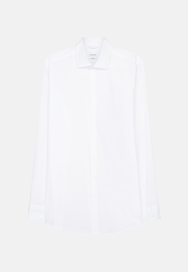 Regular Business Hemd Uni in Weiß |  Seidensticker Onlineshop