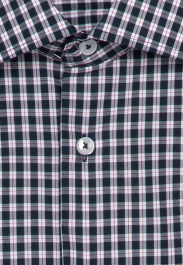 Regular Business Hemd Karo in Dunkelblau |  Seidensticker Onlineshop